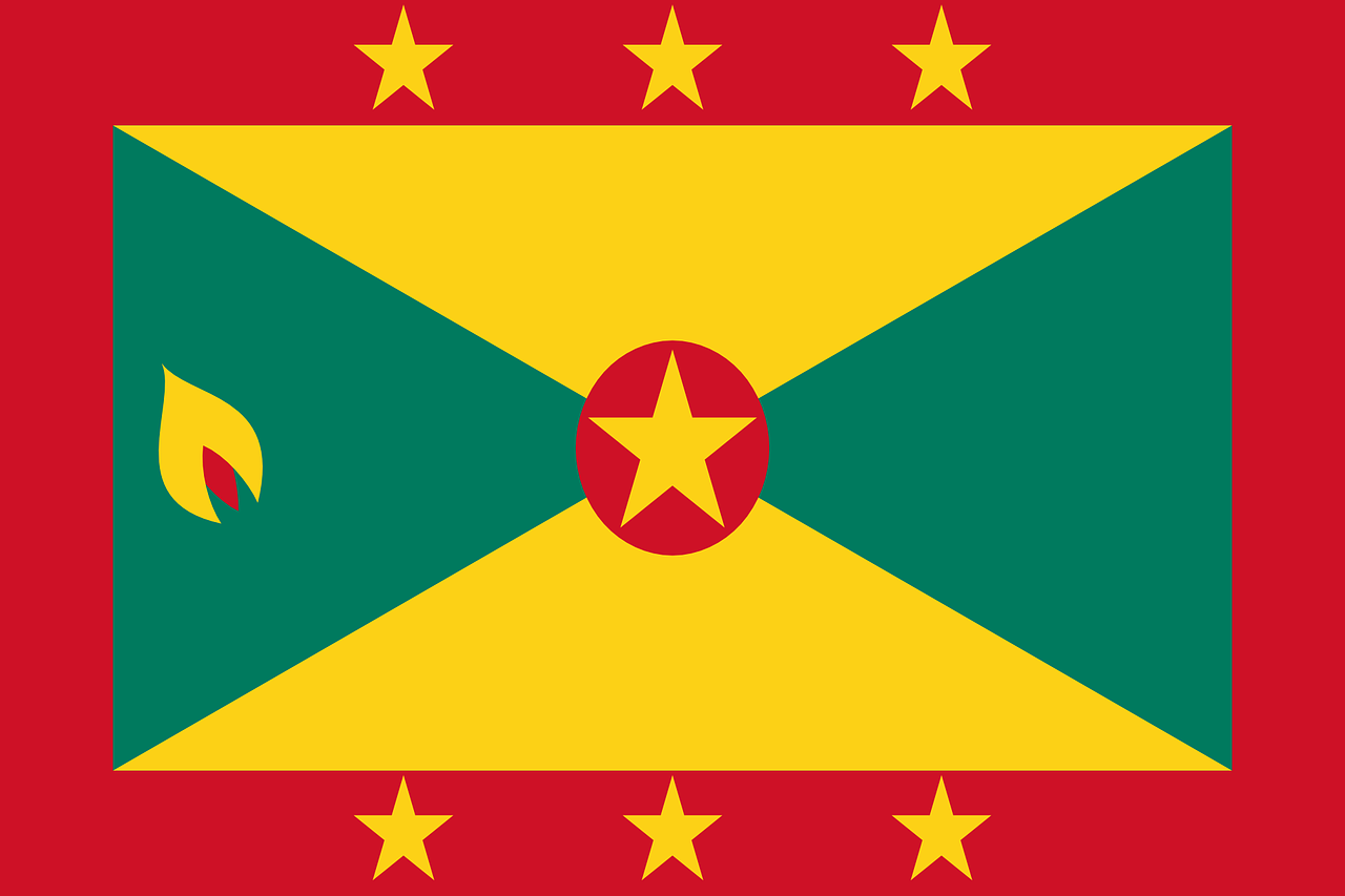 grenada, flag, national flag